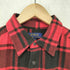 ポロラルフローレン POLO RALPH LAUREN ロゴワッペン チェック ライトネルシャツ メンズ import:XL