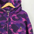 アベイシングエイプ A BATHING APE One Point Color Camo Cropped Full Zip Hoodie ワンポイント ロゴ カラー カモ クロップド フルジップ パーカー メンズ JPN:XL