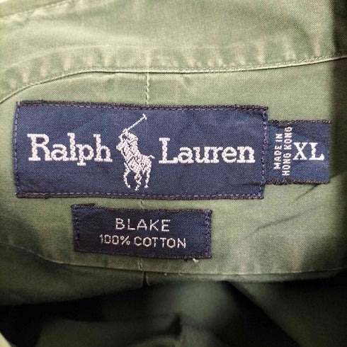 ラルフローレン RALPH LAUREN BLAKE ポニー刺繍 ポケット BDシャツ メンズ import:XL