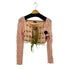 パメオポーズ Pameo Pose Saturday Night Blouse Pink 長袖ブラウス レディース FREE