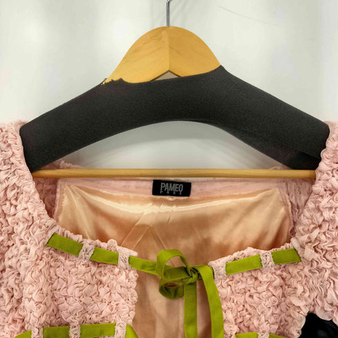 パメオポーズ Pameo Pose Saturday Night Blouse Pink 長袖ブラウス レディース FREE