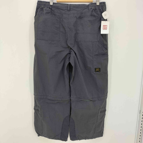アベイシングエイプ A BATHING APE リップストップ デタッチャブル マルチジップ ワイドパンツ メンズ JPN:XL