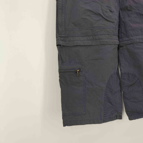 アベイシングエイプ A BATHING APE リップストップ デタッチャブル マルチジップ ワイドパンツ メンズ JPN:XL