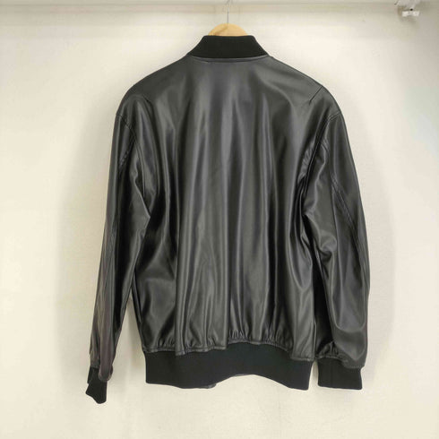 バックナンバー BACK NUMBER フェイクレザーリブブルゾン メンズ JPN:M