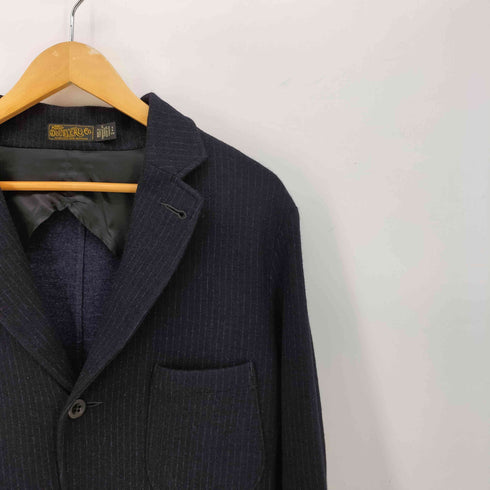 ダブルアールエルラルフローレン RRL RALPH LAUREN 25SS 3B 背抜き ピンストライプ ウール テーラード ジャケット メンズ import:S