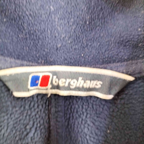 バーグハウス berghaus 刺繍ロゴ ジップアップフリースジャケット メンズ import:L