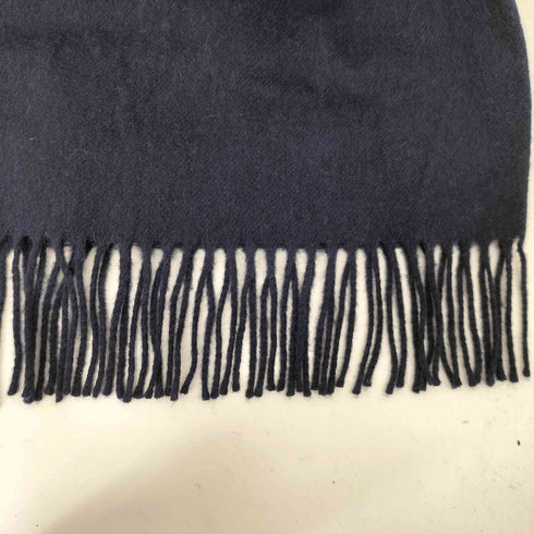 highland tweeds イギリス製 ウール100フリンジマフラー メンズ