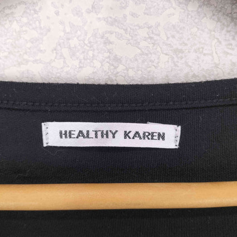 HEALTHY KAREN Y2K レオパード柄 ドッキング カットソー レディース JPN:M