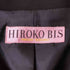 ヒロコビス HIROKO BIS ボタンレステーラードジャケット レディース