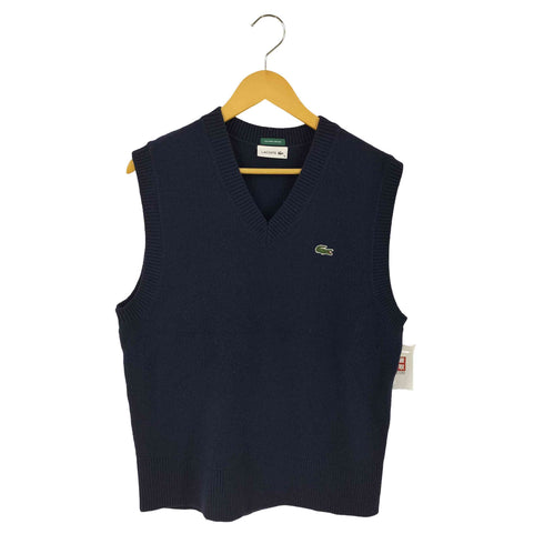 ラコステ LACOSTE EXCLUSIVE EDITON ロゴ刺繍 ウール混 ニット ベスト レディース 36