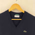 ラコステ LACOSTE EXCLUSIVE EDITON ロゴ刺繍 ウール混 ニット ベスト レディース 36