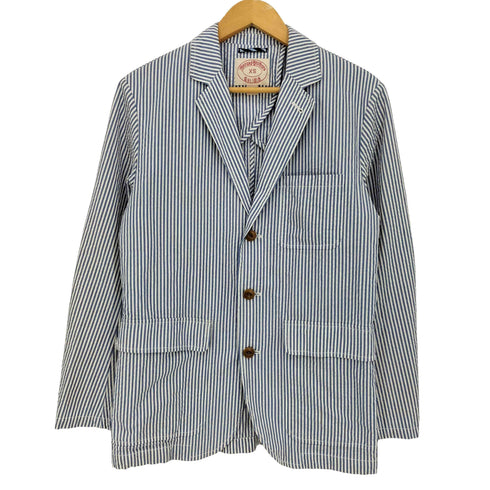 ブルックスブラザーズ BROOKS BROTHERS ストライプ 3B テーラードジャケット メンズ import:XS