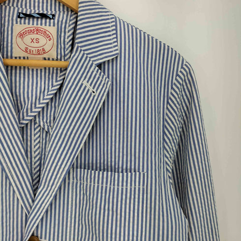 ブルックスブラザーズ BROOKS BROTHERS ストライプ 3B テーラードジャケット メンズ import:XS