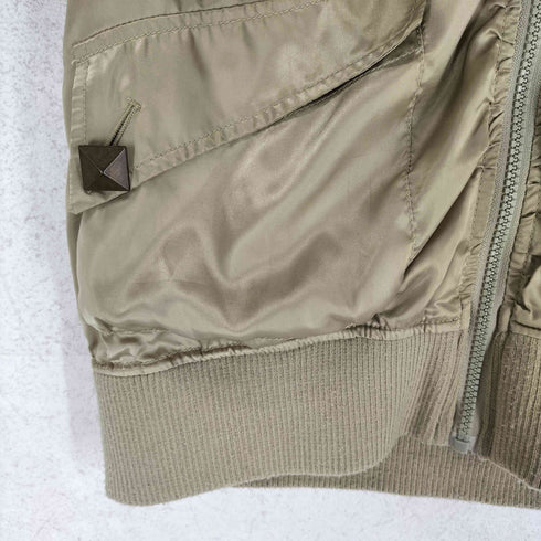 90ans quatre vingt Y2K ジップデザイン シャーリングブルゾン レディース JPN:M