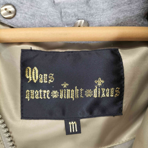 90ans quatre vingt Y2K ジップデザイン シャーリングブルゾン レディース JPN:M