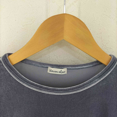スティーブンアラン Steven Alan VELOR LONG SLEEVE PULLOVE レディース import:L