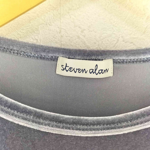 スティーブンアラン Steven Alan VELOR LONG SLEEVE PULLOVE レディース import:L
