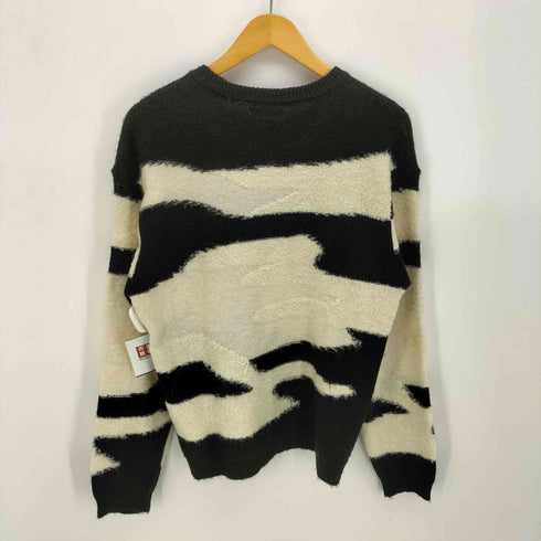 ザラ ZARA ABSTRACT ジャガード ニット メンズ import:S