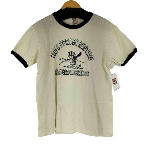 クロスアンドスティッチ CROSS&STITCH フロントプリント リンガーTシャツ メンズ JPN:L
