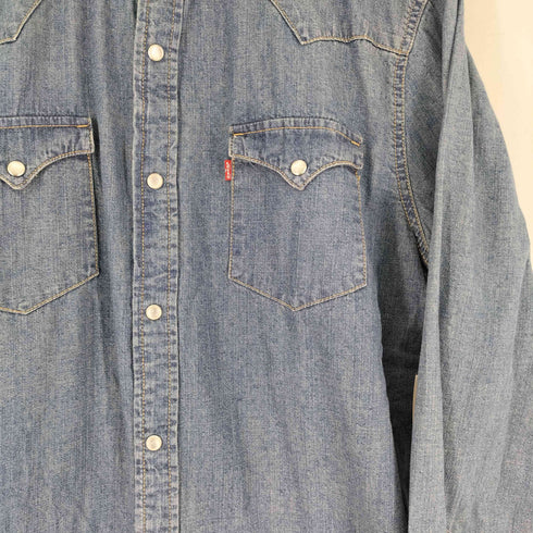 リーバイス Levis Denim Long Sleeve Western Shirt メンズ JPN:M