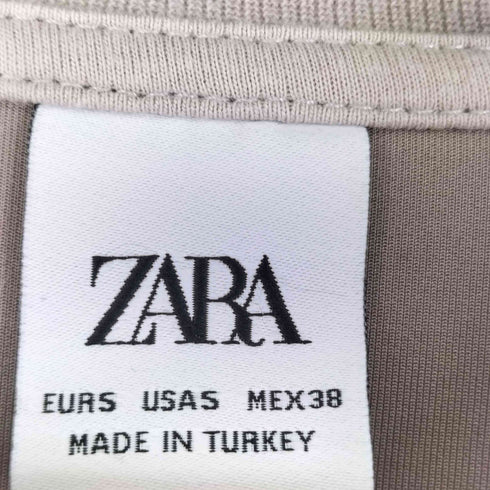 ザラ ZARA エンブロイダリーテキスト スウェットシャツ メンズ import:S