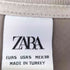 ザラ ZARA エンブロイダリーテキスト スウェットシャツ メンズ import:S