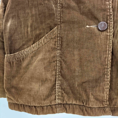 FINGERHUT 60-70s USA製 裏地キルティング 丸襟 コーデュロイジャケット レディース 16