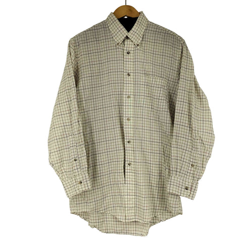 ランズエンド LANDS END チェック柄 L/S BDシャツ メンズ 32