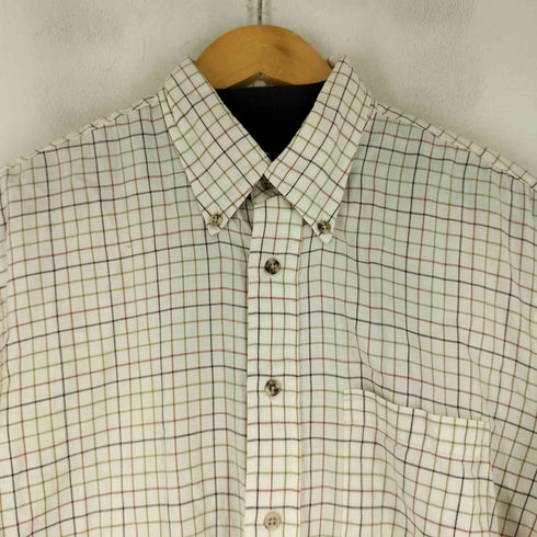 ランズエンド LANDS END チェック柄 L/S BDシャツ メンズ 32