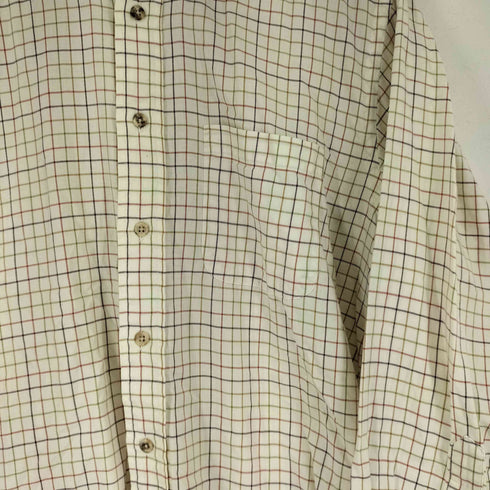 ランズエンド LANDS END チェック柄 L/S BDシャツ メンズ 32