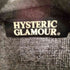 ヒステリックグラマー HYSTERIC GLAMOUR スタッズ 装飾 アクリル テンセル アンゴラ ミックスファブリック ボタンレス カーディガン レディース JPN:M