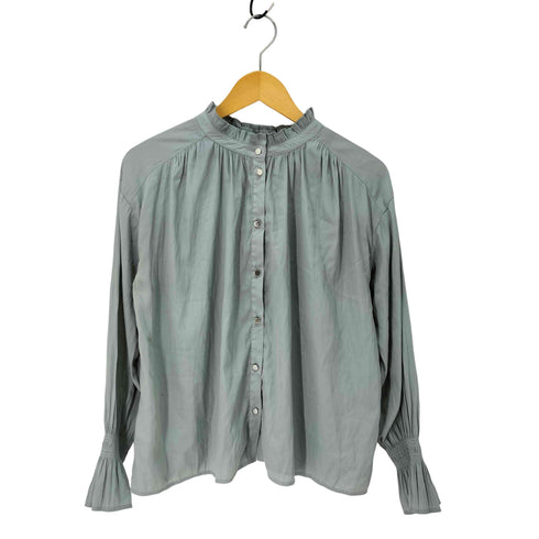 ルクールブラン le.coeur blanc パウダーサテン2WAYフリルブラウス レディース JPN:38