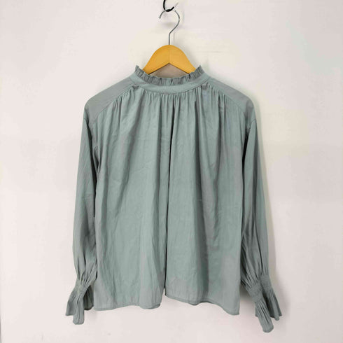 ルクールブラン le.coeur blanc パウダーサテン2WAYフリルブラウス レディース JPN:38