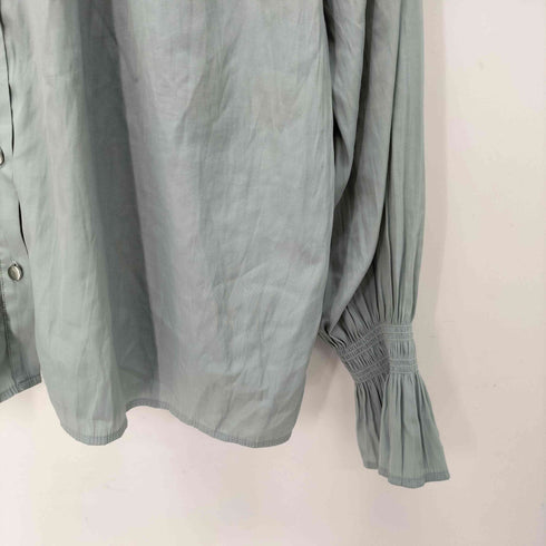 ルクールブラン le.coeur blanc パウダーサテン2WAYフリルブラウス レディース JPN:38