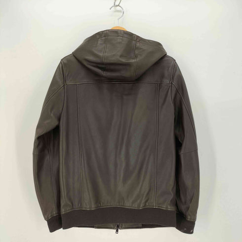 セオリー theory 20AW RIVINGTON SP LAMB SUPREME ラムレザー フーデッド ジャケット メンズ JPN:XS