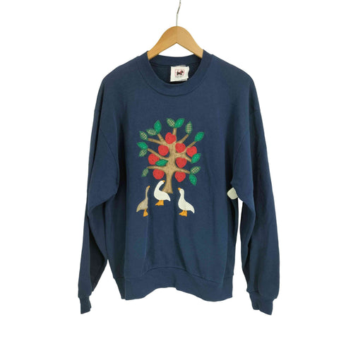 ジャージーズ JERZEES 90-00S フロント刺繍クルーネックスウェット レディース import:L
