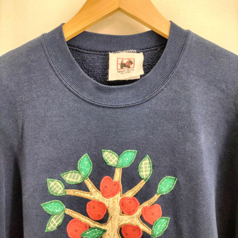 ジャージーズ JERZEES 90-00S フロント刺繍クルーネックスウェット レディース import:L