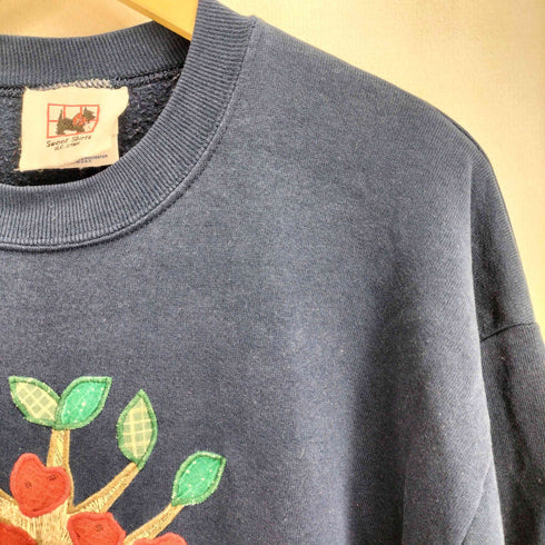 ジャージーズ JERZEES 90-00S フロント刺繍クルーネックスウェット レディース import:L