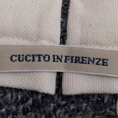 ジャブスアルキヴィオ giab's ARCHIVIO CUCITO IN FIRENZE ツイード ウール センタープレス スラックス メンズ EUR:46-48