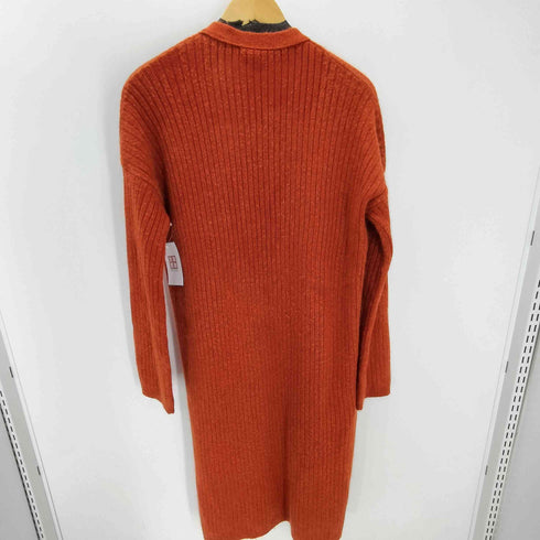 クレージュ courreges フランス製 アクリル ウール アンゴラ ミックスファブリック ローゲージ ニット ロング カーディガン レディース 1