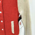 クレージュ courreges バックロゴ スイッチングカラー ローゲージ スタンドネック ニット ジャケット ブルゾン Y2K レディース FR:38