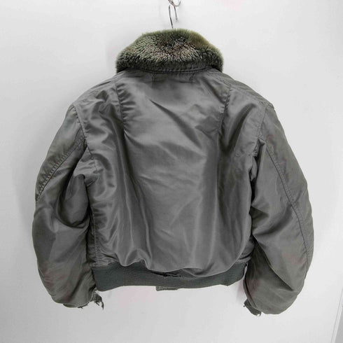 ユーエスエアーフォース U.S. AIR FORCE 50S 米空軍 B-15D Aviators Clothing社製 フライト ジャケット CONMAR ジップ メンズ US:36