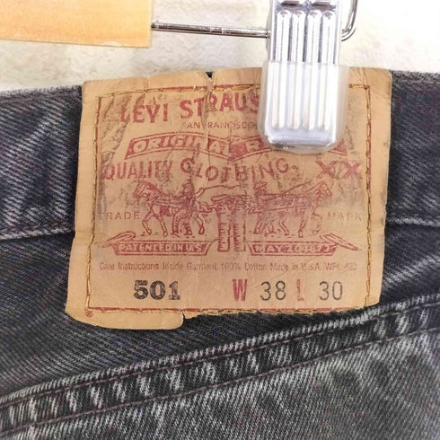 リーバイス Levis USA製 ボタン裏刻印553 ボタンフライ 501 デニムパンツ メンズ W38 L30