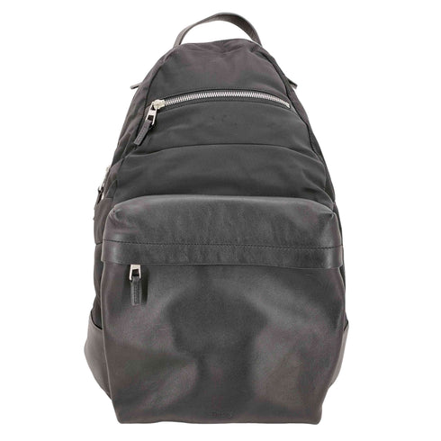 セオリー theory BARON NYLON BACKPACK レザー 切り替え バックパック メンズ