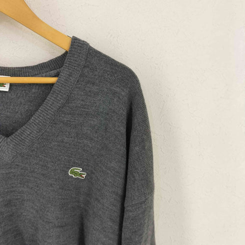 ラコステ LACOSTE 80S 長袖 Vネック ウールセーター メンズ JPN:4