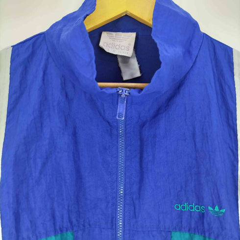 アディダスオリジナルス adidas Originals 銀タグ 80S~90S マルチカラー ナイロントラックトップ メンズ