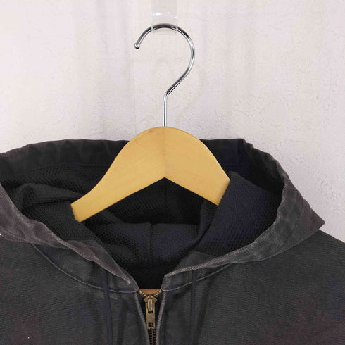 Wallo 90S ダック地 ジップアップ パーカー メンズ 3XL