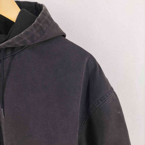 Wallo 90S ダック地 ジップアップ パーカー メンズ 3XL