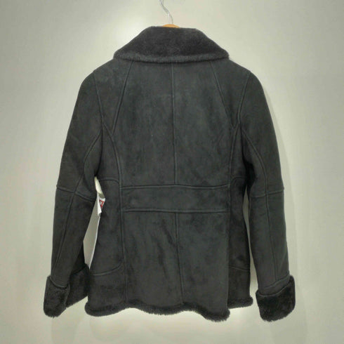 トラサルディ TRUSSARDI 羊革 Aライン ムートンジャケット レディース JPN:38