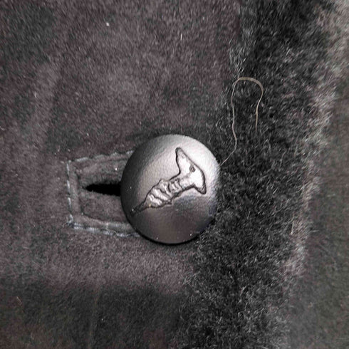 トラサルディ TRUSSARDI 羊革 Aライン ムートンジャケット レディース JPN:38